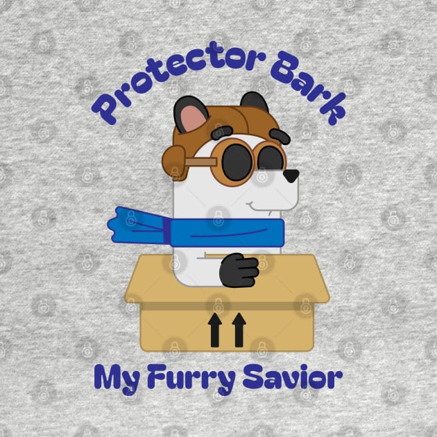 Protector Bark My Furry Savior Super Dog by Distinkt